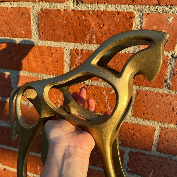 Abstract Metal Horse Statue Figurine - Picture 7 of 16